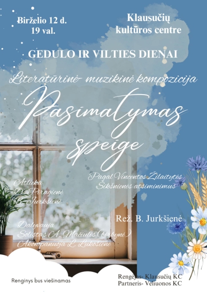 gedulo ir vilties d. Klausuciai